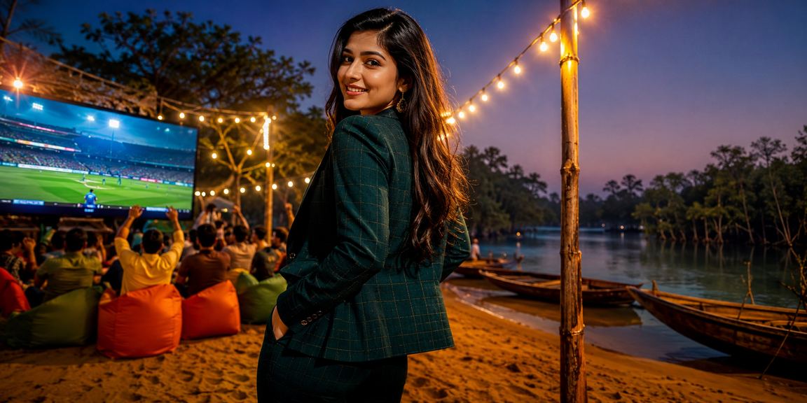 সুন্দরবন ক্রিকেট বেটিং দৃশ্য প্রাকৃতিক দৃশ্য সহ